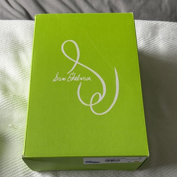 Sam Edelman Layla Blue Suede Sneakers size 8M - Picture 12 of 13